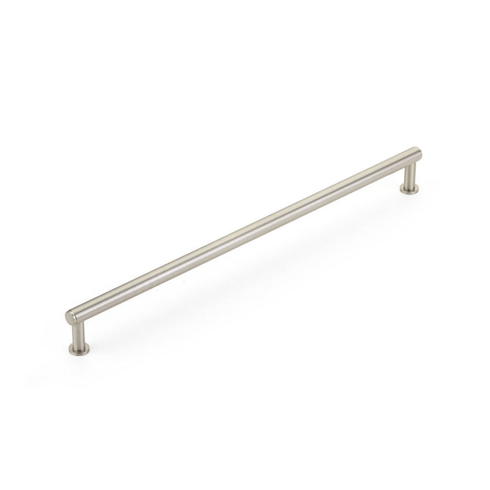 Pub House Smooth Cabinet Pull Handle - Cabinet Mount - 12" Brass/Brushed Nickel