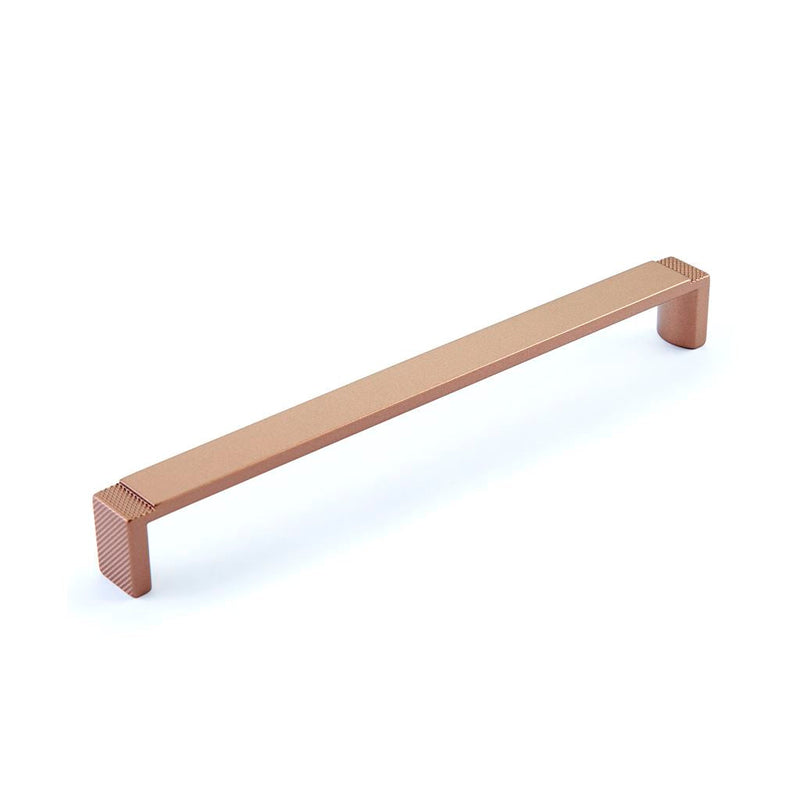 Quadrato Cabinet Pull Handle - Cabinet Mount - 8" Zinc/Satin Bronze