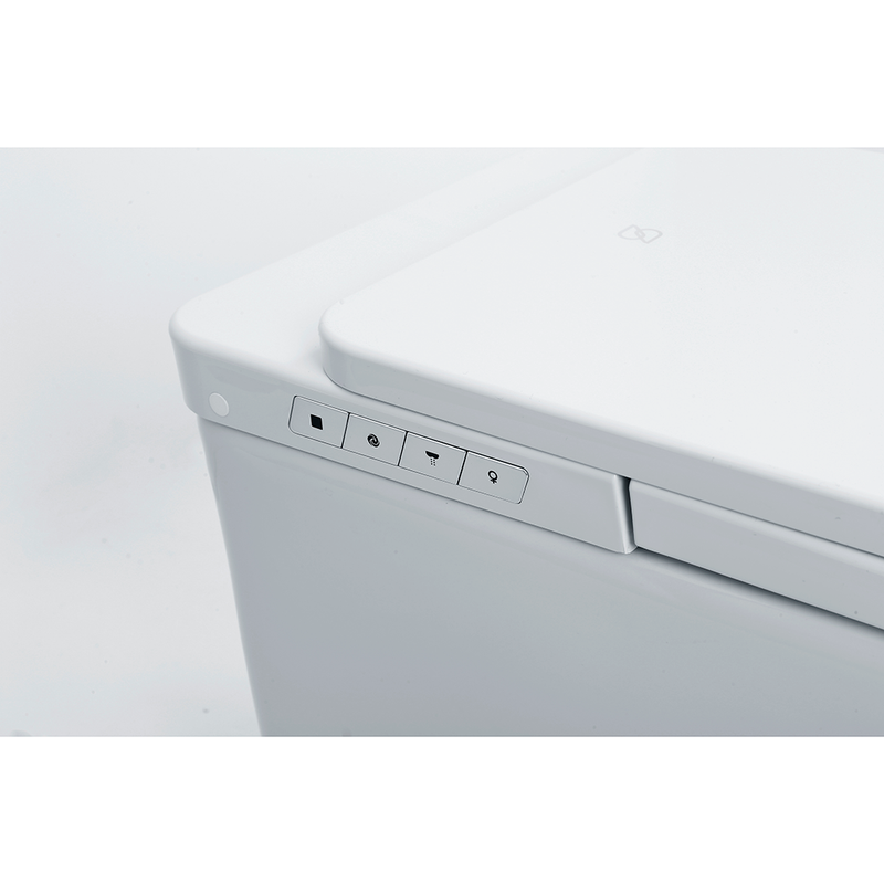 Leipzig One Piece Tankless Luxury Smart Toilets - Floor Mount - 15" Ceramic/Ivory White