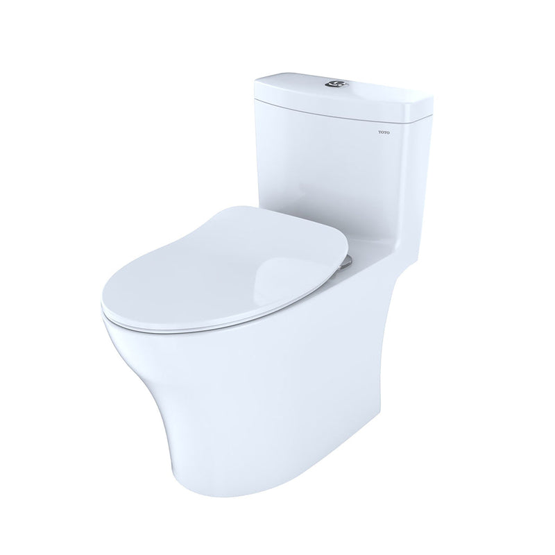 Aquia IV Elongated Complete One Piece Toilet - Floor Mount - 16" Vitreous China/Cotton