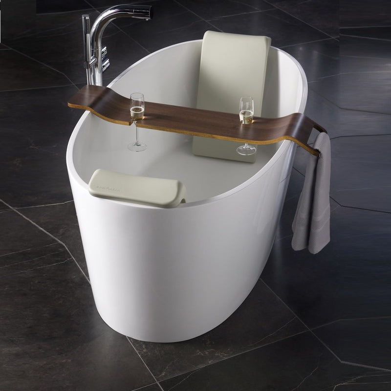 Tambo Bath Rack - Free Standing - 38" Wood/Walnut