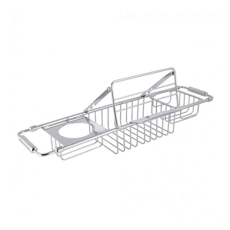 Caddy Bathtub Tray - Free Standing - 41" Brass/Polished Chrome