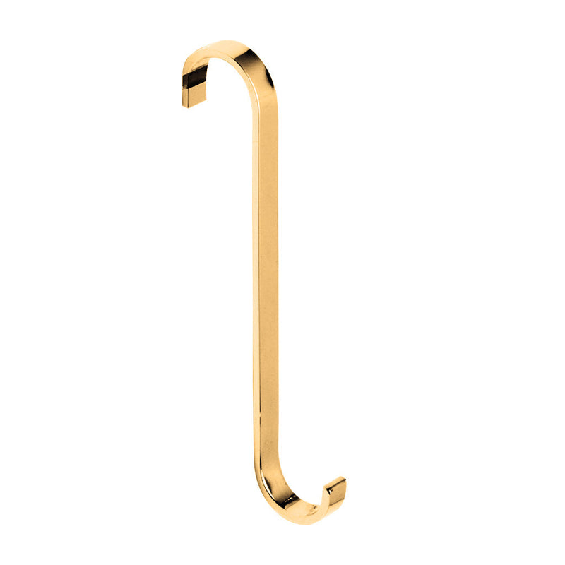 Universal Single Hook - Wall Mount - 5" Brass/Gold