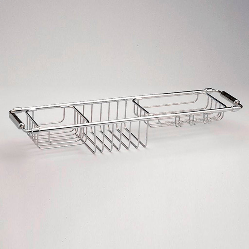 Universal Shower Basket - Free Standing - 41" Brass/Polished Chrome