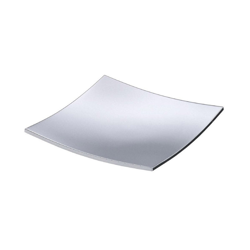 Box Metal Soap Dish - Free Standing - 5" Brass/Polished Chrome