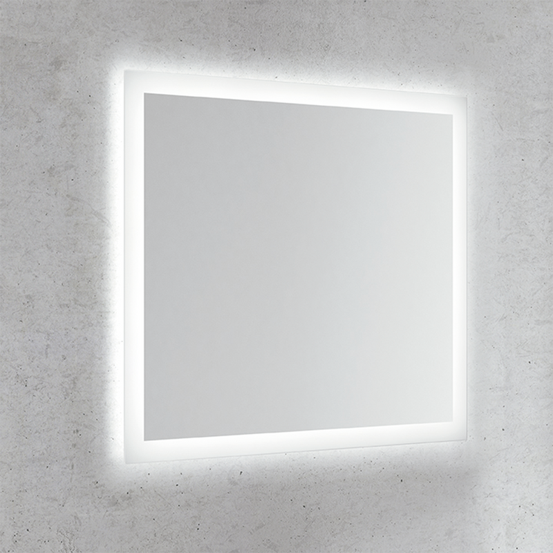 Emma Led Touch Vanity Mirror - Wall Mount - 24" Glass/Glass