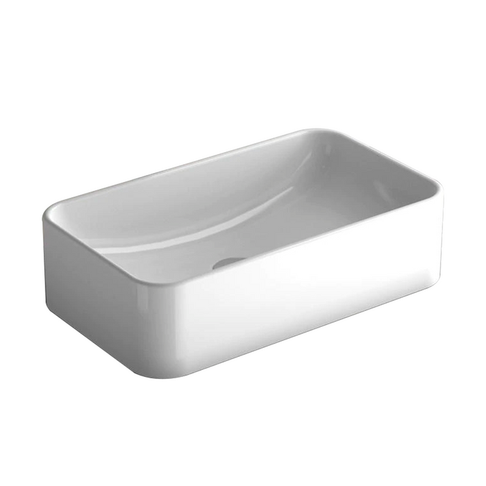 Sensacion Vessel Bathroom Sink - Over Mount - 20" Porcelain/White - Last Unit Special Offer